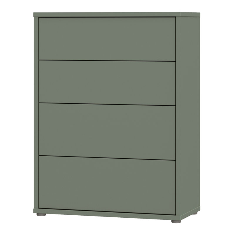 74.5 cm W Chest of 4 Drawers, Green