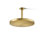 Awaken 10" Single-Function Wall or Ceiling-Mount Round Rainhead