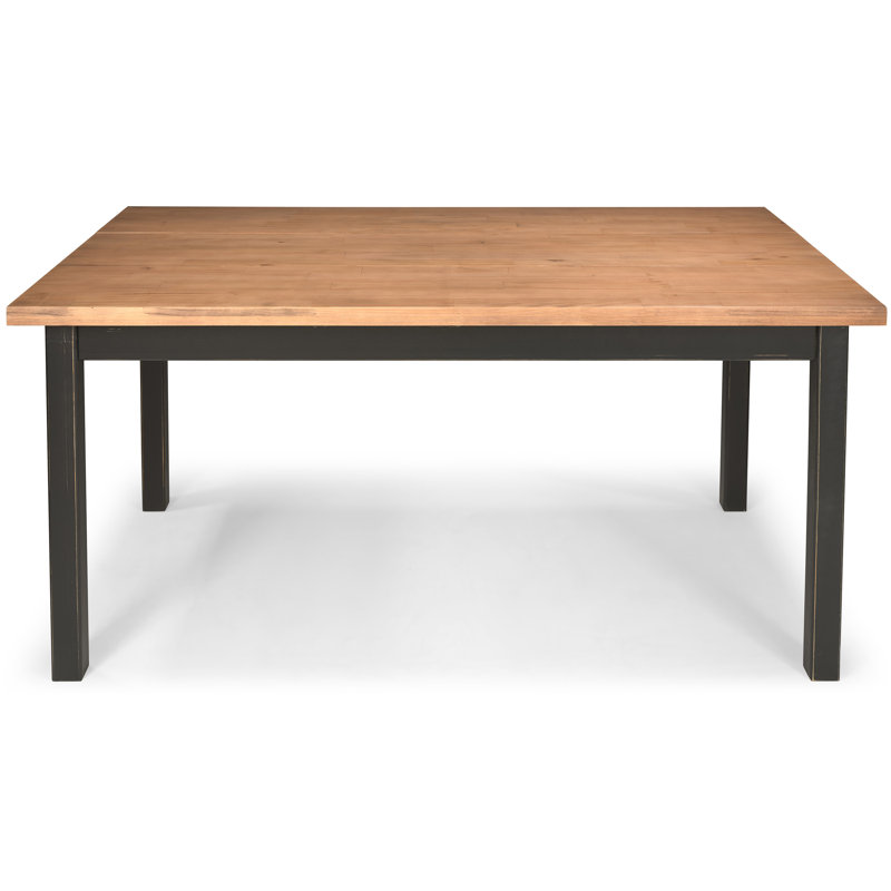 Sunrise Pine Solid Wood Dining Table, Brown