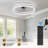 19.7'' Ceiling Fan Light With Dimmable LED-1178358618