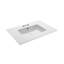 Lavabo de meuble-lavabo supérieur avec trou pour robinet de 31 po Voltaire-46724653