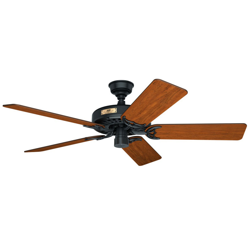 Hunter Original® 132cm Ceiling Fan, Walnut/Cherry, Mattee Black