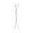 Coat Rack, Hall Tree, Free Standing, 11 Hooks, Entryway, 74"H, Bedroom, Grey Metal, Contemporary, Modern