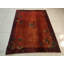Antique Knotted Wool 1920s Chinese - Art Deco Rectangle Small Scatter Size Rug