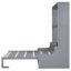 Queen Size Grey Bed, Space And Practical, Suitable For Small Multi Guest Rooms Wall Bed With Cushion, Comfortable, Ideal Home Gyms-1591125953