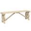 Banc de patio en bois massif 45,3 po Vidaxl-97884534