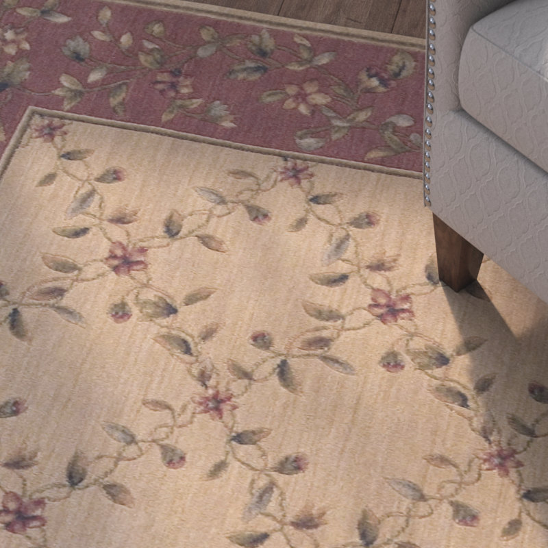 Godfrey Floral Indoor Rug, Rectangle 5'6" x 7'5"
