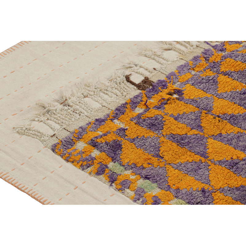 One-of-a-Kind 4’10”x6’6” Hand Knotted Area Rug