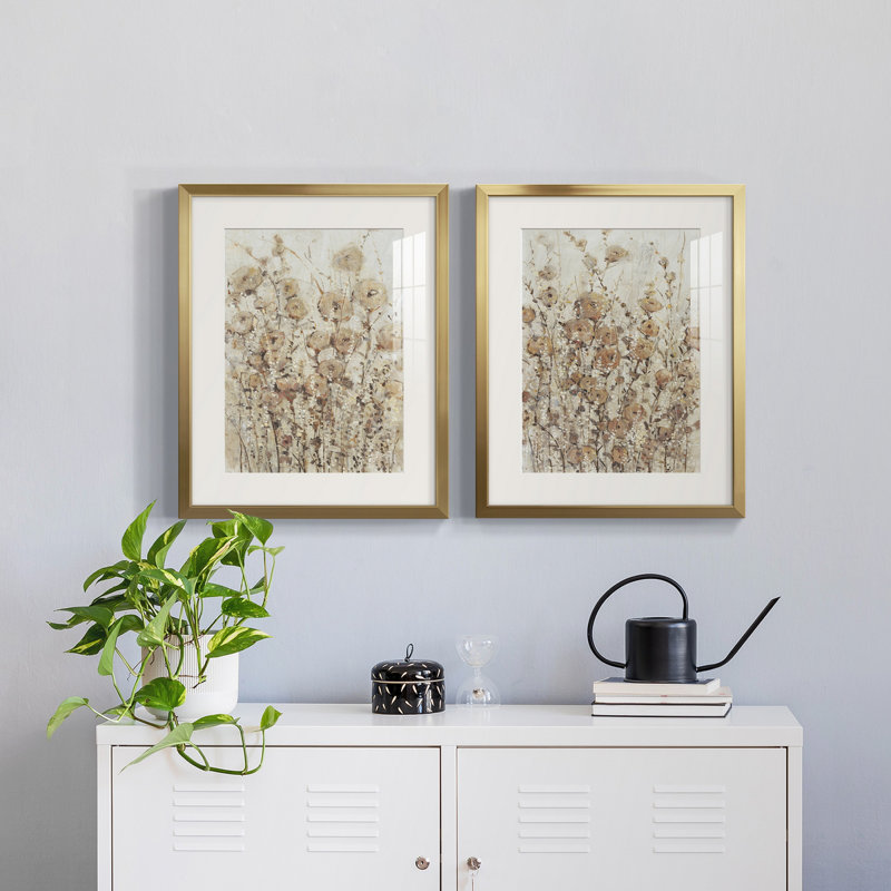 «Garden Edge I», reproduction encadrée de qualité supérieure, prête à être accrochée