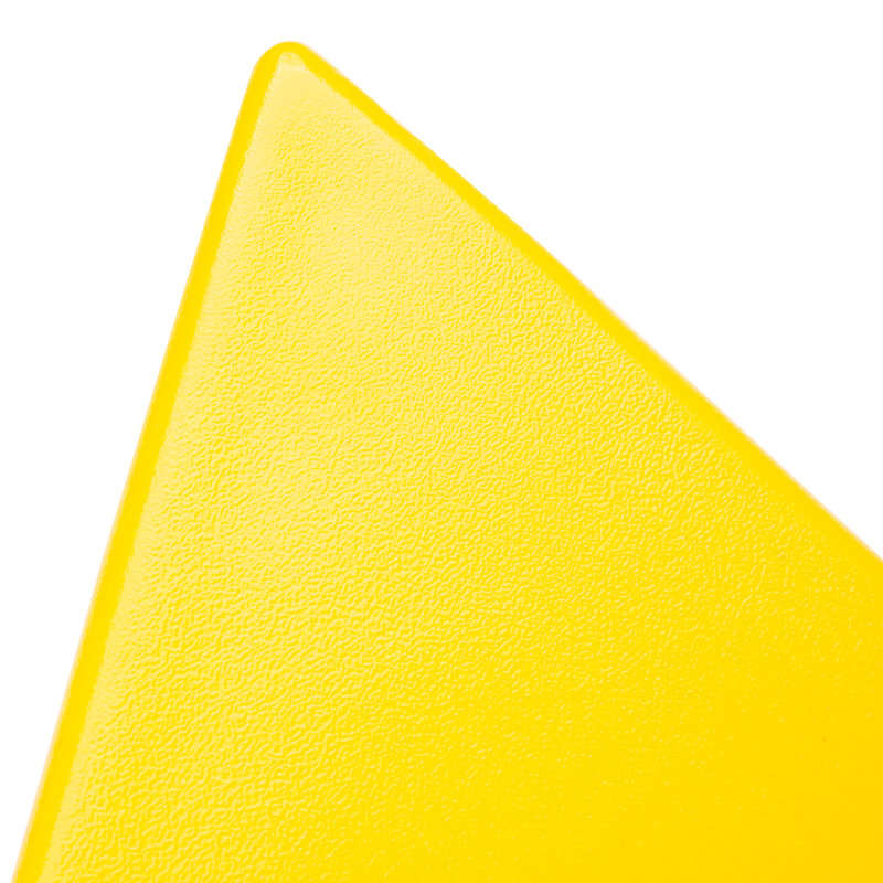 Table d'appoint sculpturale 17 po Leisuremod, Jaune, Simple