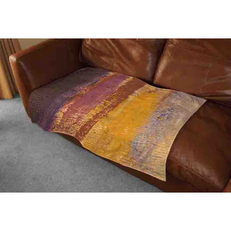 Couverture abstraite Grunged Paint, 30 po x 40 po