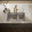 Riverby 33" Enameled Cast Iron Undermount Double Basin Kitchen Sink-104241809