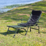 Portable Folding Reclining Camping Chair With Adjustable Backrest