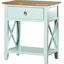 75.44cm W Solid Wood Bedside Table-1077017987