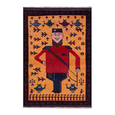 One-of-a-Kind 2'11"X4'6" No Wool Area Rug