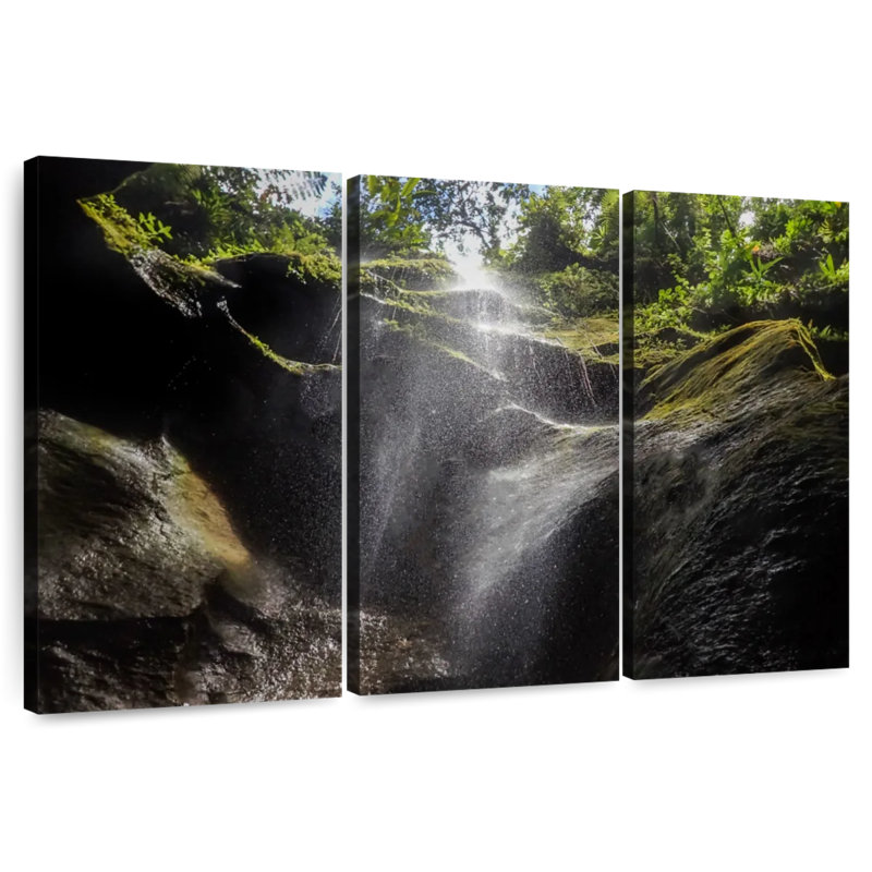 Alvord Dominica Secret Waterfall, 24" H x 38" W
