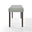 Banc en bois rembourré Paulett-87288500