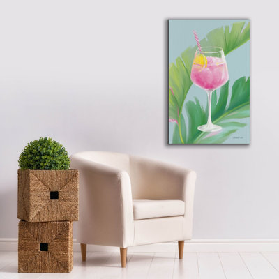 «Tropical Cocktail 4» par Danhui Nai, art mural sur toile