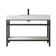48'' Single Bathroom Vanity with Stone Top