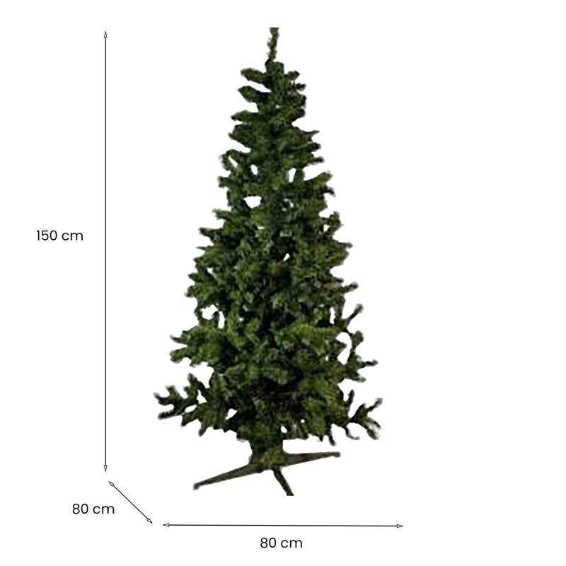Artificial Pine Christmas Tree, 4.9'