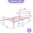 Twin XL Metal Bed Frame with Headboard & Footboard, 13.7" Storage Platform-726289600-726289627