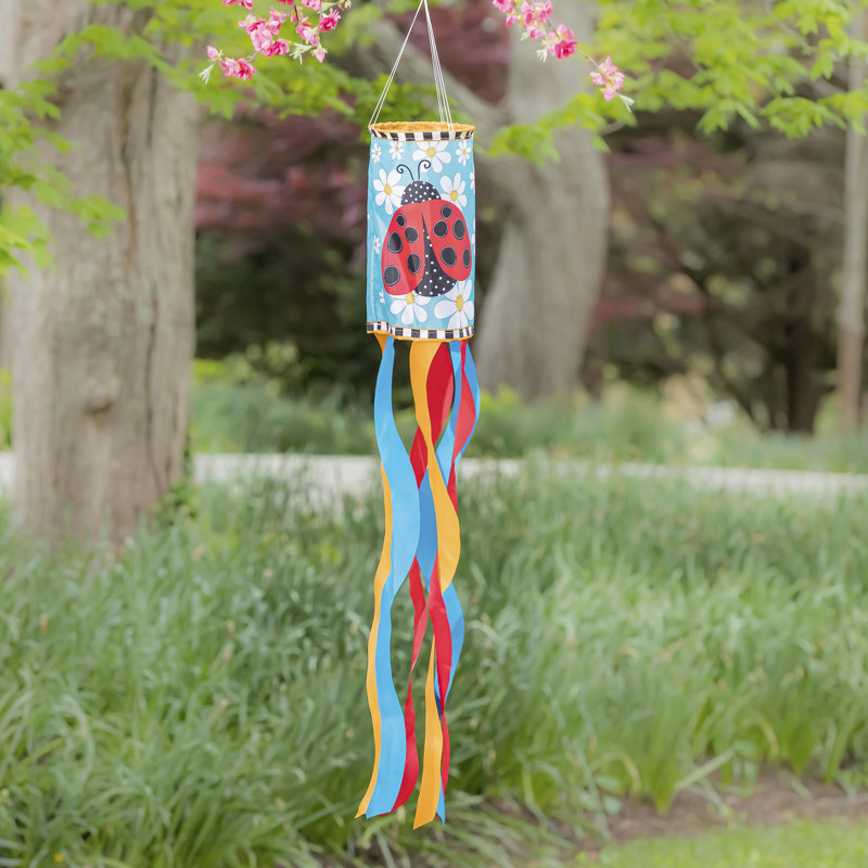 Double Sided 38'' H x 7'' W Polyester Wind Sock