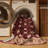 Machine Washable Overdyed Red Area Rug-814002153