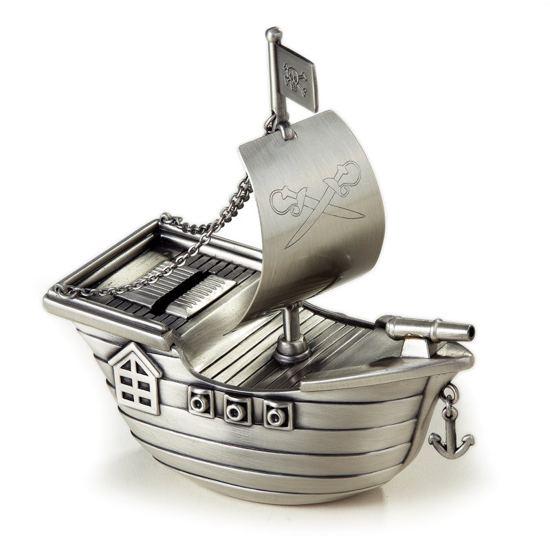 Banque pirate-tirelire bateau