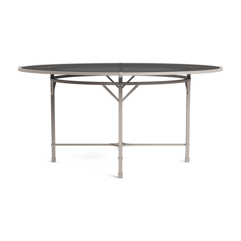 Venetian Outdoor Round Dining Table, Dove Smooth