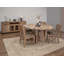 Chaise d'appoint Essa en brun