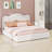 Modern Platform Bed With Upholstered Design
