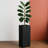Terra Fiberstone And MGO Clay Planter, Mid-Century Modern Tall Square Planter Pot For Indoor And Outdoor-97857796-97857799