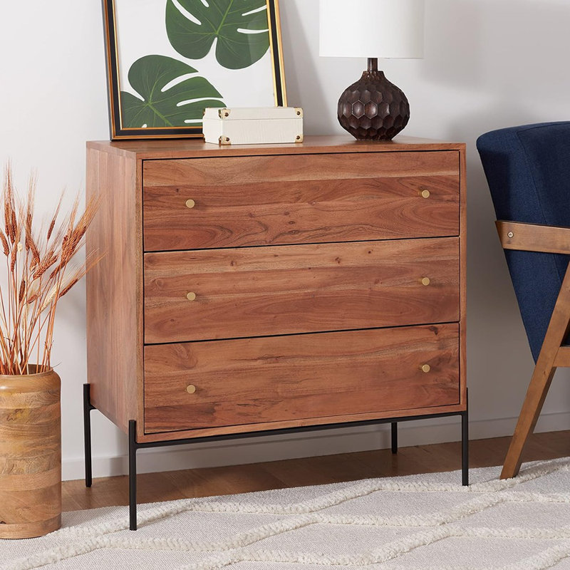 Commode d'appoint 3 tiroirs Roenick