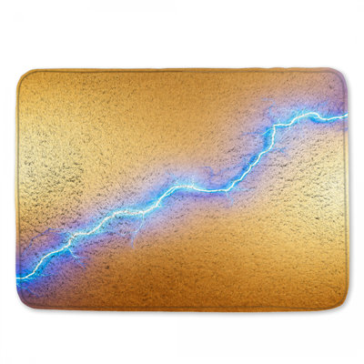 Tapis de bain Blue Lightning Bolt