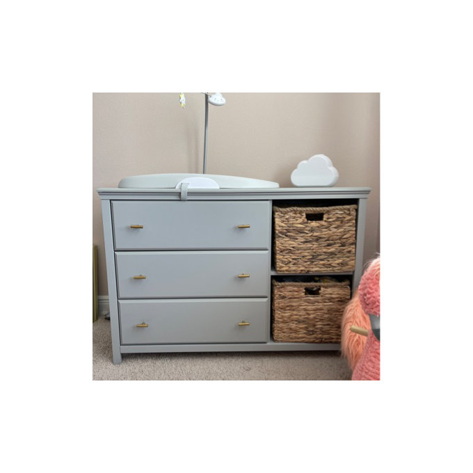 South Shore Cotton Candy 3-Drawer Dresser with Storage Baskets & Reviews |  Wayfair