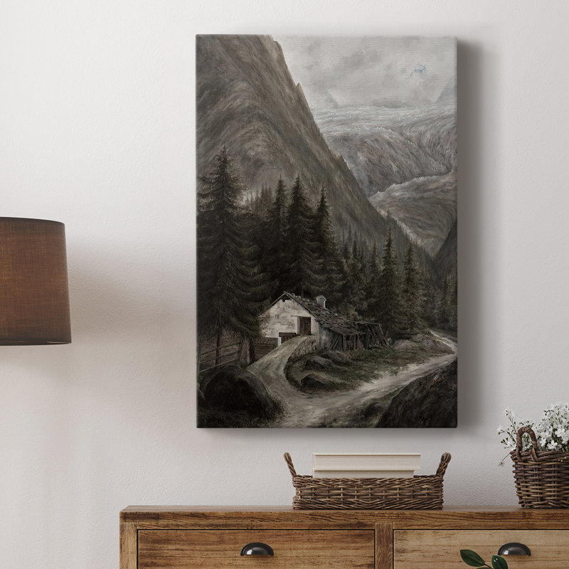 Paysage rétro Cxxxvi - Cavas enveloppés de galerie, H 36 po x l 24 po