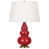 Rouge rubis / laiton antique