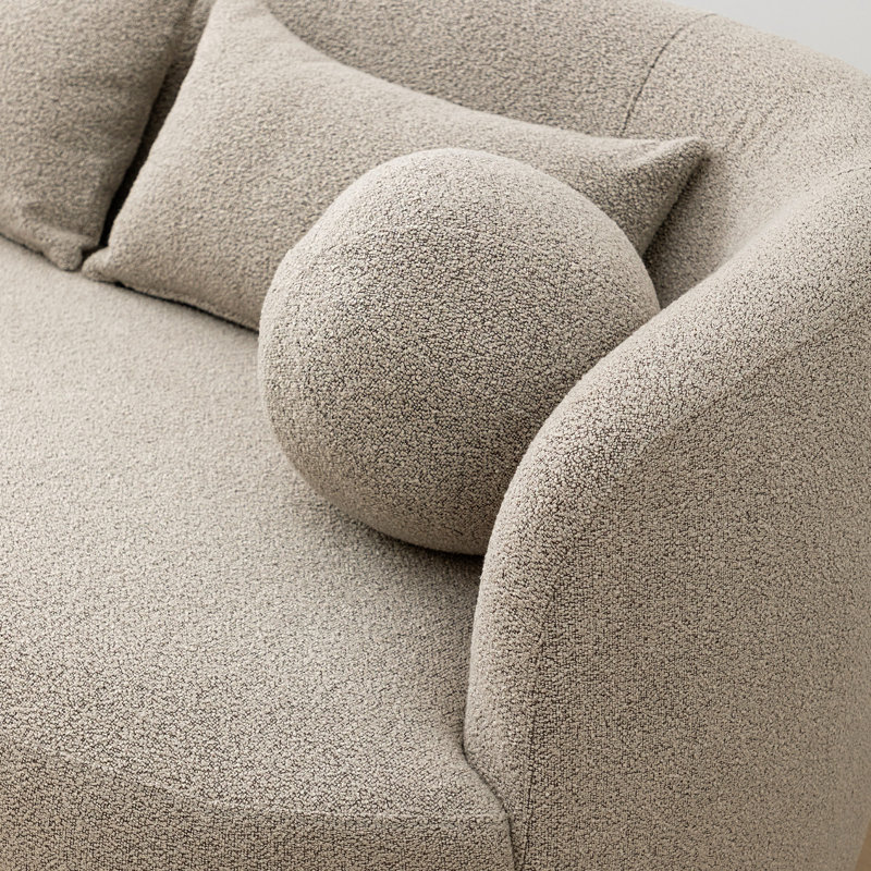 Ensemble de salon 2 pièces Lytham Boucle, Gris