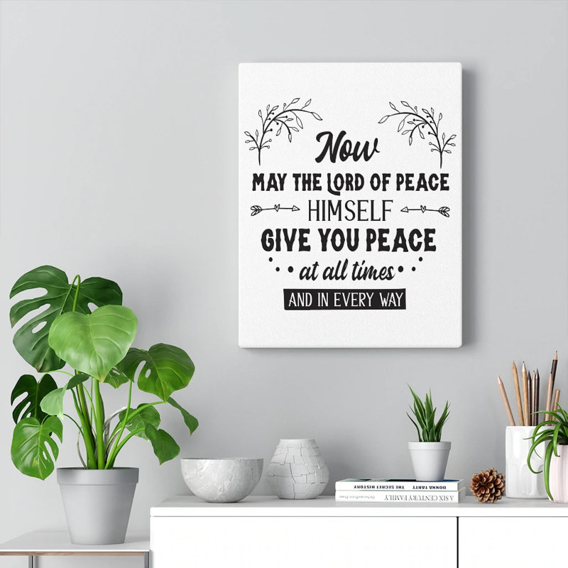 Lord Of Peace - Wrapped Canvas Print, 41cm H x 30cm W