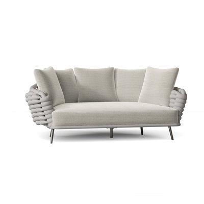 Wailea 70.5" Wide Outdoor Patio Daybed with Cushions