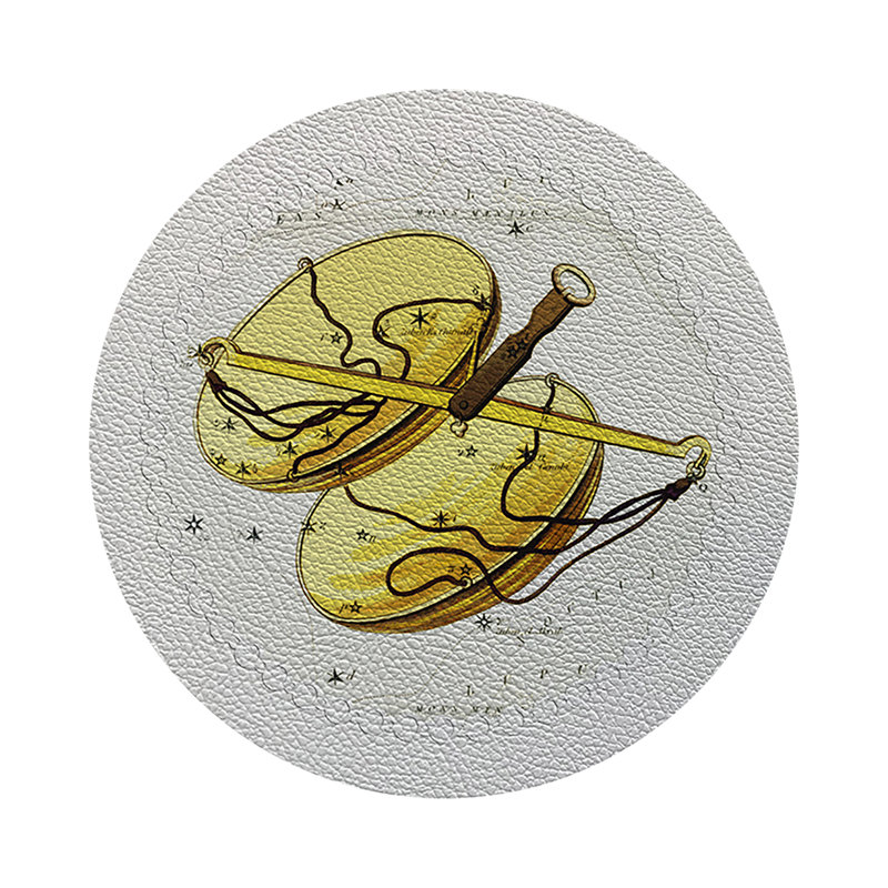 Napperon Zodiac, Blanc
