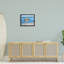 «Row Row On Blue Coastal Shore Beach Landscape», art mural par Craig Trewin Penny-71355961-71355962
