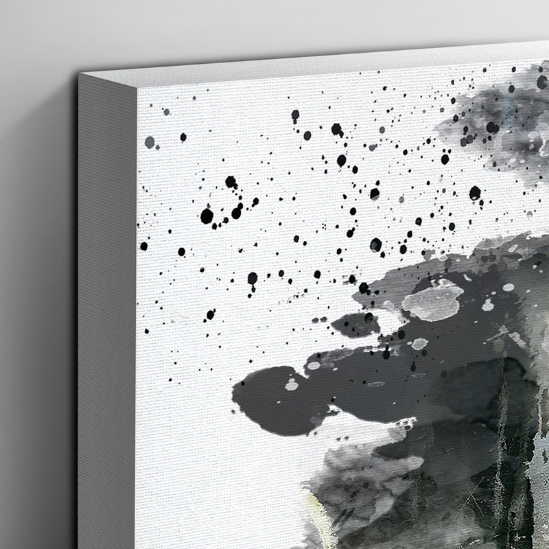 TV Heads Graffiti - Wall Art, 35cm H x 50cm W, Wrapped Canvas