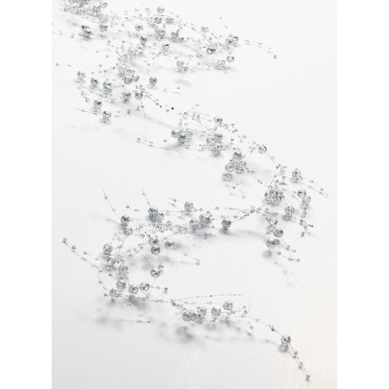 Guirlande de perles scintillantes 6 pi Henley, Argent