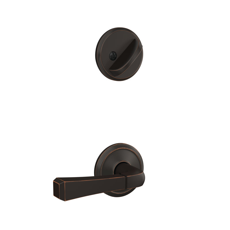 Rivington Exterior Lever Set (Interior Portion Sold Separately), Aged Bronze