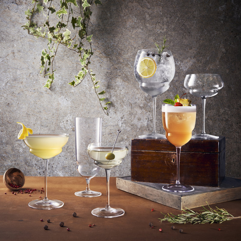 Backdoor '20S 27 Oz Gin Tonic Cocktail Glasses (Set Of 4)