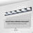 6- Dimmable Vanity Lights - Black, Modern Design For Bath Wall, Rotatable, Energy Saving, Easy Install Black Bathroom Led 6 Lights, Dimmable, Comfortable Source, Saving-1967526892-1967526893-1967526895