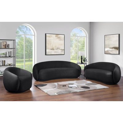 Chaise en velours Emery
