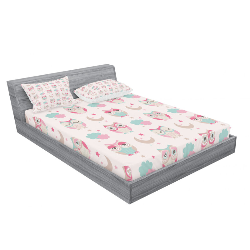 Microfiber Sheet Set, Queen Sheet Set with Fitted Sheet