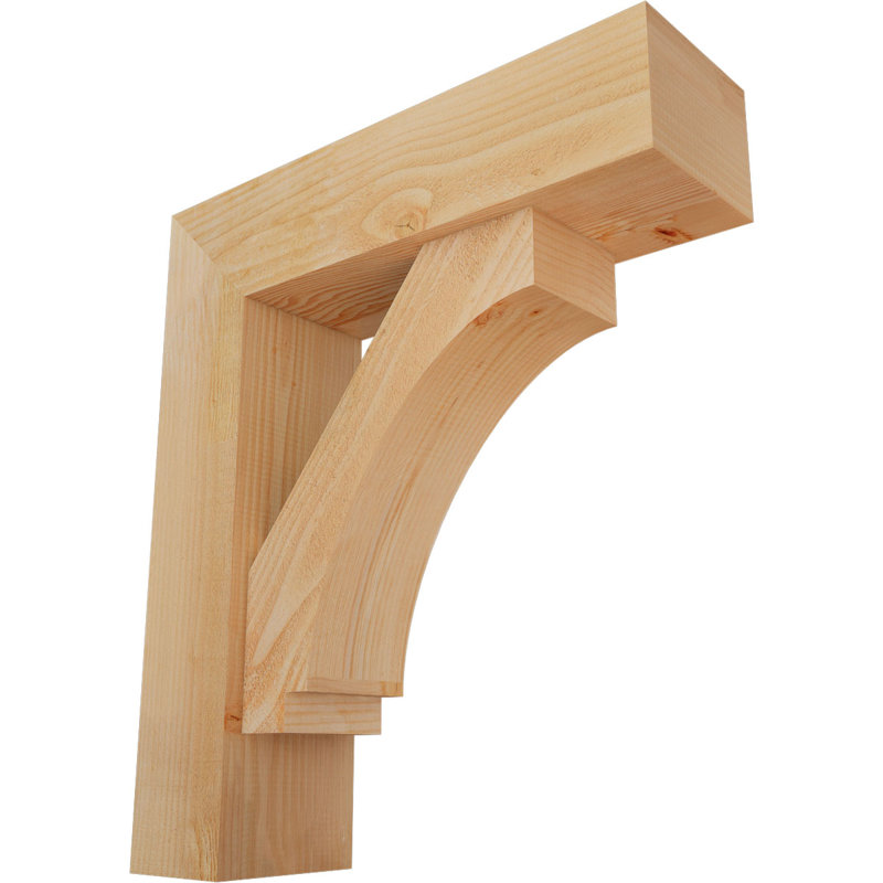Support de bloc impérial avec entretoise décalée, 32 x 28, Sapin Douglas de l 8 po (scié brut)